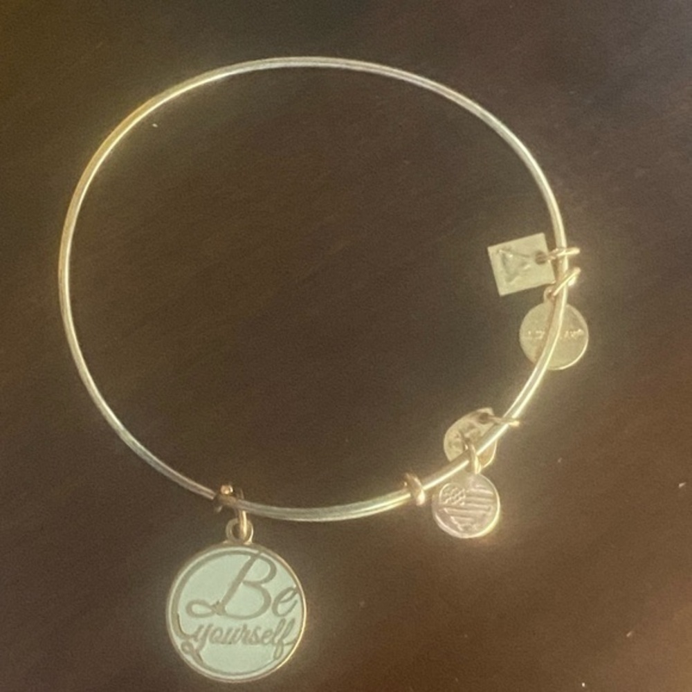 Alex & Ani Bangle Bracelet “Be Yourself” 2018 Rose Gold